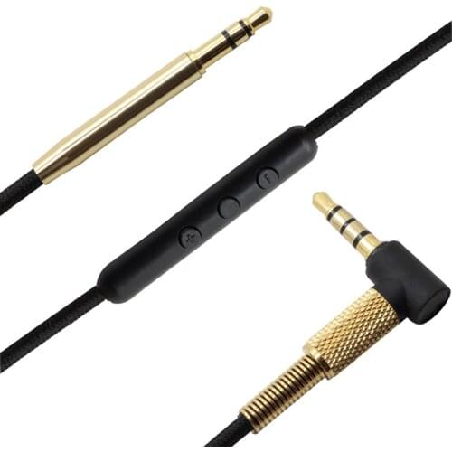 Audio Cable for Beats Mixr Pro Solo 2 Solo3 Studio 2.0 Wireless Headphone Cord With Mic Volume Control Remote for iPhone Android