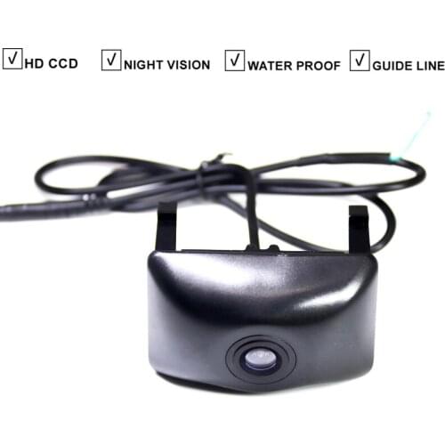 CCD Car Front View Camera For Toyota Highlander 2015 Vehicle Camera Night Vision Waterproof Logo Embedded Side View Wide Angle