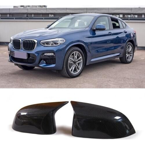 Ox-horn1 Style Carbon fiber Rearview mirror cover Fit For BMW X3 X4 X5 X6 G01 G02 G05 G08