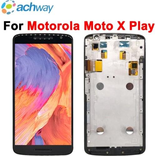 Black screen For 5.5"Motorola Moto X Play XT1561 XT1562 XT1563 LCD Display Touch Screen Digitizer Full Assembly+ Repair Tools