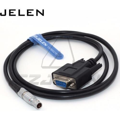 COM to connectors 0b 5pin for Download Cable RS-232 Data Cable For Leica Total Stations