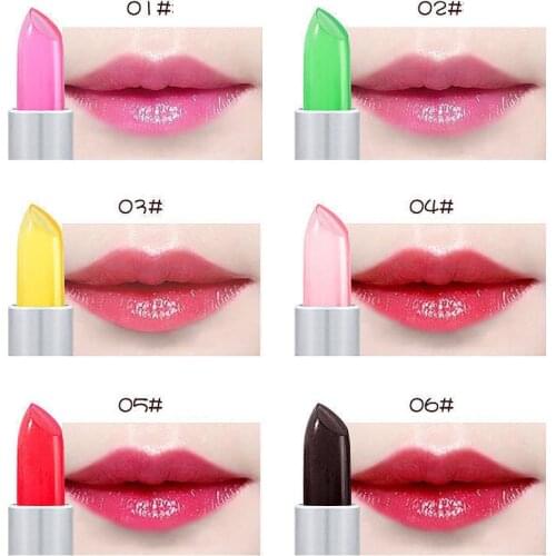 Teeny Color Jelly Color Changing Lipstick Moisturizing Transparent Color Changing Lipstick Fit Colors TSLM2