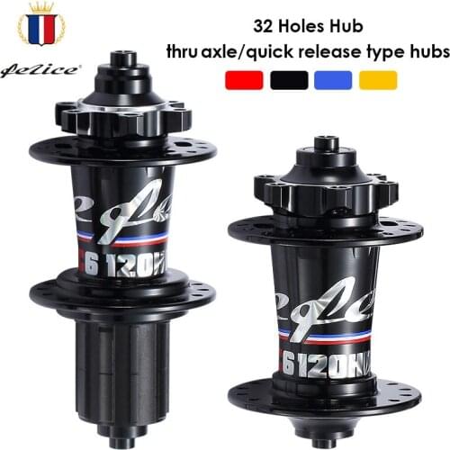 Felice4 Palin Mountain Bike Disc Brake Hub Bearing Bicycle Hub 7075 Aluminum Alloy 6 Claw 3 Ratchet