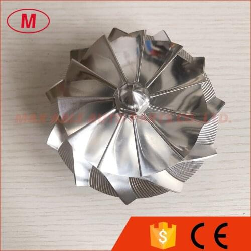 GTA45 80.00/106.50m 11+0 blades turbo milling/aluminum 2618/billet compressor wheel for 14201-00Z1D/712402-0000