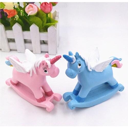 Kawaii Unicorn decoration Toy Kids Room Decor Toy For Children Pupil Christmas Halloween present Action Figure