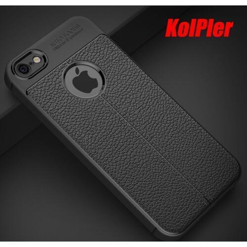 KolPler Soft case for iPhone 5S case soft leather tpu dermatoglyph cover phone cases bumper on for iPhone 5 5S se Case TPU CAPA