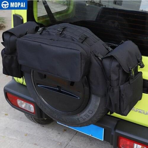 MOPAI Stowing Tidying for Suzuki Jimny 2019+ Car Spare Tire Storage Bag Kit Organization Accessories for Suzuki Jimny 2019