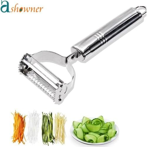 Stainless Steel Peeler Grater Multi-function Fruit Peeler Vegetable Fruit Tools Peel Shredder Slicer Grater Kitchen Accessories
