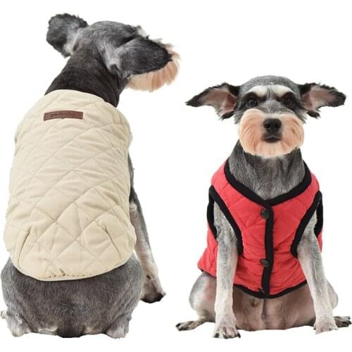 Clothes for Small Dogs Jacket Warm Winter Clothes Suit Vest for Dogs Chihuahua Winter Warm Pet Cat Pet Clothes for Small Medium