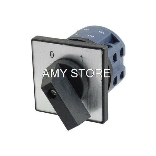 Rotary Selector 3 Positions 8 Screw Changeover Switch 380V 20A