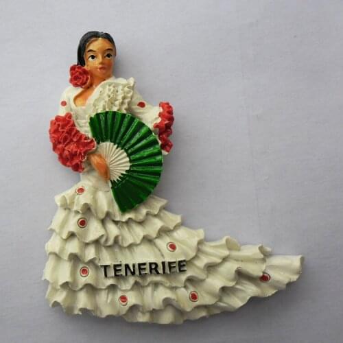 QIQIPP Spanish flamenco dancers travel to commemorate refrigerator stickers exotic home decoration tiles specials