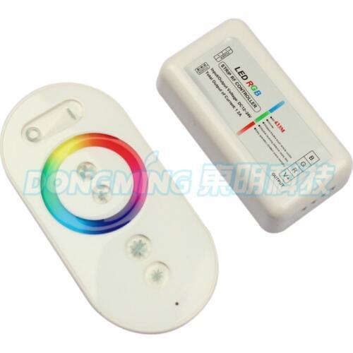RF LED controller 12V-24V Wireless Touch remote control RGB for LED Strip light 3528 5050