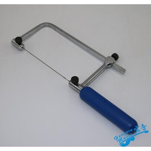Adjustable Saw Frame Sawbow Adjustable U-Shape Saw Hacksaw DIY Hand Tools With 1pcs Spiral Sawblades For Guitar Tools