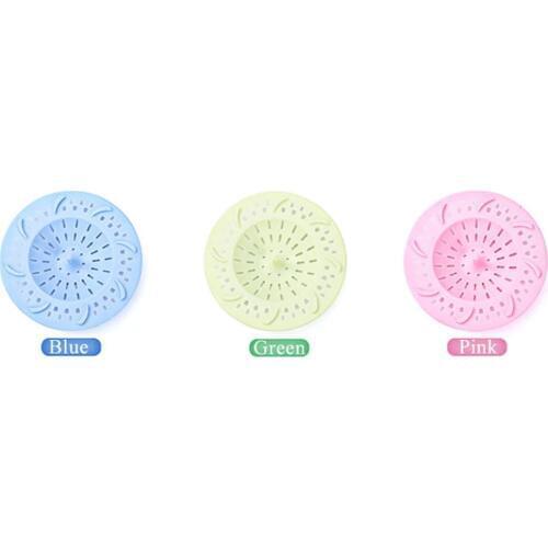 Silicone Wheat Straw Kitchen Drain Covers Bathroom Shower Drainer Cover Colander Sewer Hair Filter For Home Sink Strainer Drains