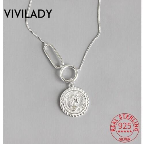 VIVILADY Silver Necklaces