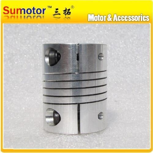 OD 25mm L 32mm Clamp Metal Bellow Flexible shaft Coupling, Bore 6*8mm 8*8mm 8*10mm 10*10mm for CNC parts 3D printer encoder