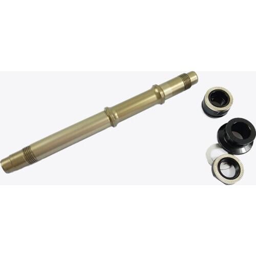 Novatec F372SB Rear Hub Axle 140mm*10mm*5mm and Black Side Caps QR adaptors 50g Road Bicycle Parts