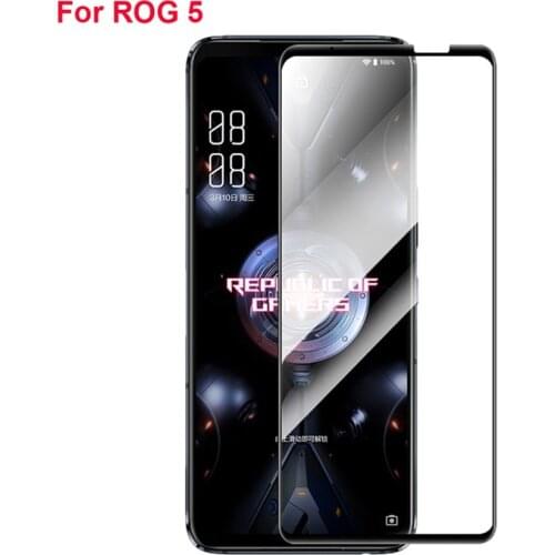 Full Cover Full glue Tempered Glass For Asus Rog Phone 5 5G ZS673 Screen Protector protective film For Asus Rog Phone 5 5G Glass