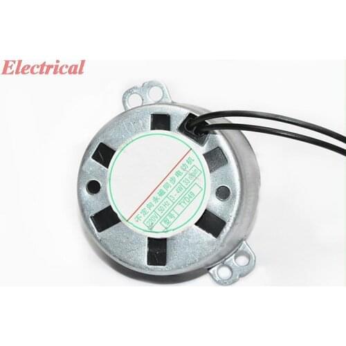 1pc CW/CCW Round Claw-Pole Permanent Magnet Synchronous Motor 49TYD 220V 2.5RPM 5RPM 33RPM Floor Fans Bobble Head 49mm Diameter