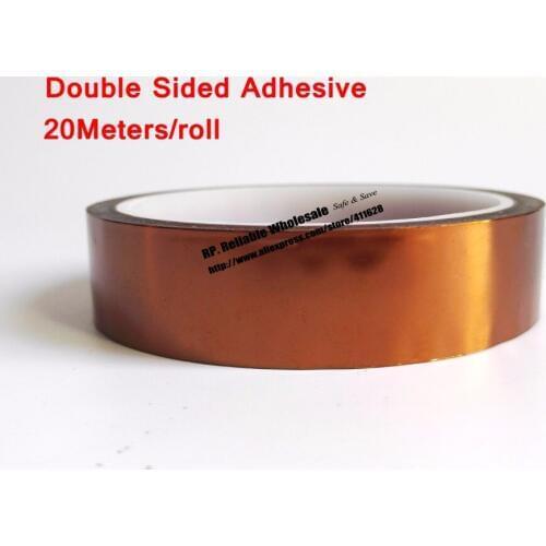 135mm*20M 0.1mm Thick, Heat Withstand, Two Face Adhesive Tape, Polyimide Film for Lithium Battery Polarity Protection, Isolate