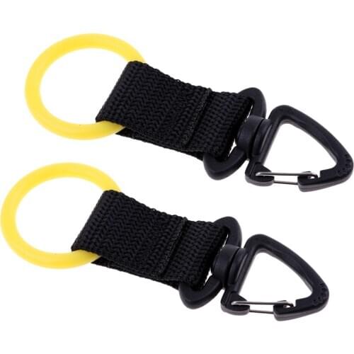 2Pc Scuba Diving Webbing Regulator Octopus Mouthpiece Holder Retainer