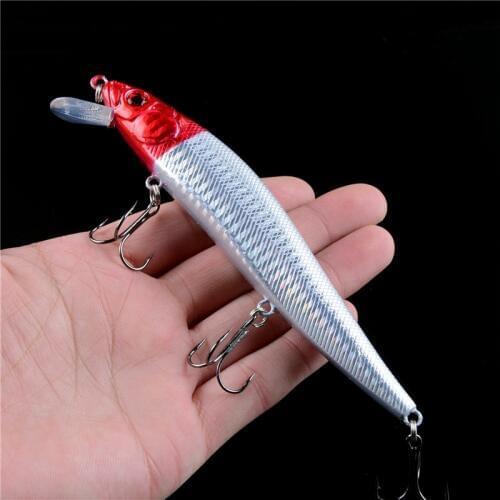 23g 14cm 2pcs hard bait winter fishing lure minnow ice sea fishing tackle fishing kit jig wobbler lure jerk bait