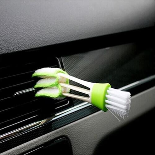 Car Air Conditioner Vent Slit Cleaner Sticker For Skoda Fabia 2 3 Karoq Kodiaq Octavia 3 Superb 2 3 Combi Yeti Accessories