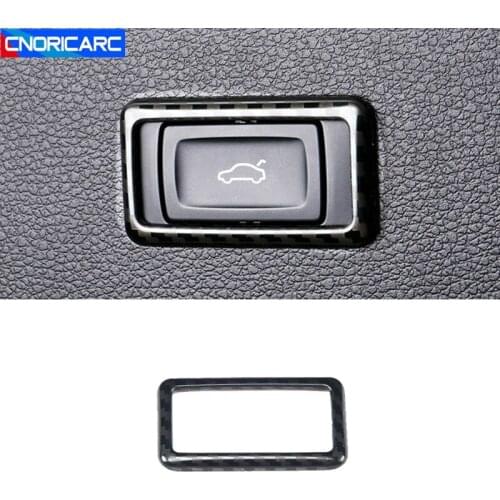 Car Trunk Switch Button Frame Decal Trim For Audi Q5 FY 2018-19 Tail Door Switch Button Interior Accessories Modified