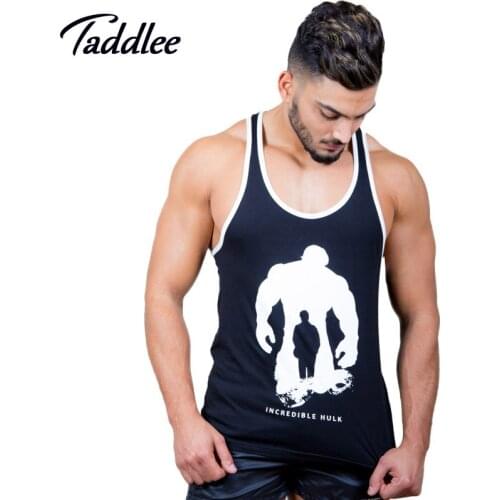Taddlee Brand 5-pack Men Stringer Tank Top Sleeveless Cotton Gym Sports Tshirts Cotton Singlets Gasp Fitness Bodybuilding New
