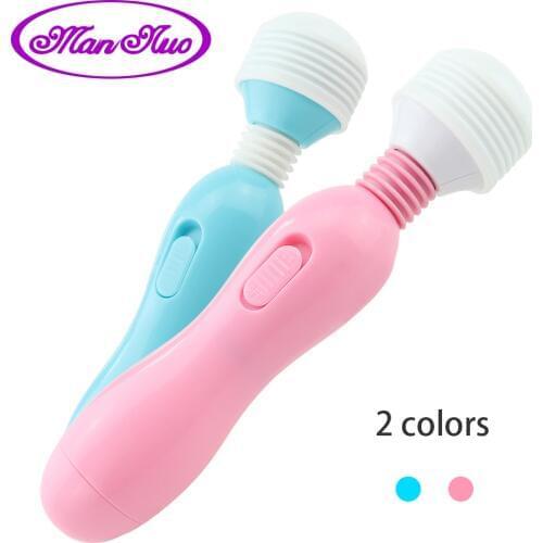 Man nuo Sex Toys for Women Magic Wand Dildo Vibrators 2 Speeds AV Massager Bullet Vibration Clitoris Body Massager Adult Product