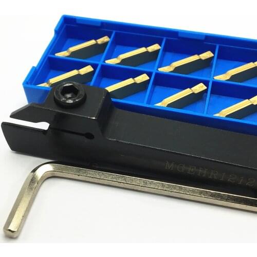 Slotted tool holder MGEHR2020-1.5 MGEHL2020-1.5 10PCS MGMN200 Grooved insert MGEHL 2020 CNC blade milling and turning tool holde
