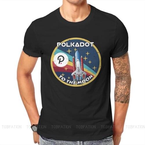Cryptocurrency Style TShirt Polkadot DOT Blockchain Crypto Coin Top Quality Hip Hop Gift Clothes T Shirt Short Sleeve Ofertas