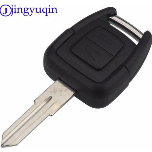 Jingyuqin 10ps 2 Buttons Uncut Blank Blade Remote Car Key Fob Cover Shell Case For Opel Astra Vectra Zafira Omega