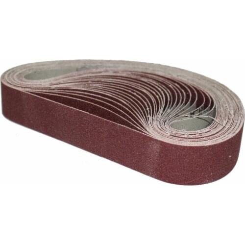 NEW 50 pcs 520*20mm Abrasive Sanding Belt for Air Belt Sander Rated