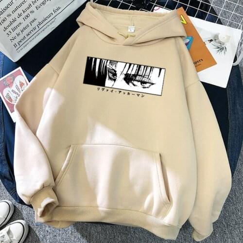 New Anime Harajuku Hoodies Women Attack on Titan Woman and Man Oversized Gothic Sweatshirt