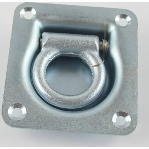 Carbon steel galvanized D Ring Lashing Ring Recessed Tie Down Point Anchor Truck Trailer Ute container parts carriage ring