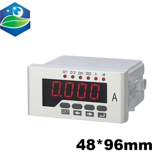 Single phase digital ampere meter LED current meter 48*96 ammeter