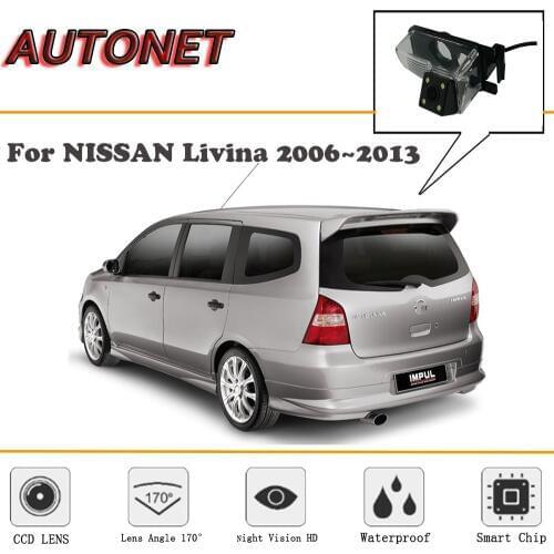 AUTONET Rear View camera For NISSAN Livina 2006~2013/CCD/Night Vision/Reverse Camera/Backup Camera/license plate camera