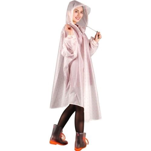 Womens Thick Raincoat Waterproof Mens Raincoat Suit Hooded Womens Raincoat Long Capa Chuva Moto Rain Gear DD60YY