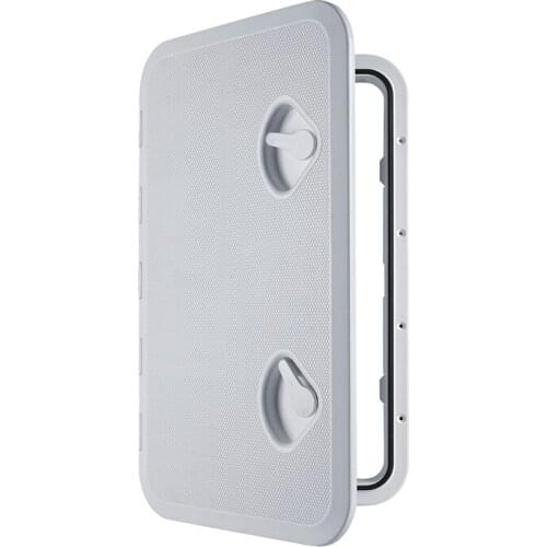 Marine Boat Access Hatch RV Caravan ABS Hatch 606 x 353mm White Heavy Duty Lid with Non-Slip Surface