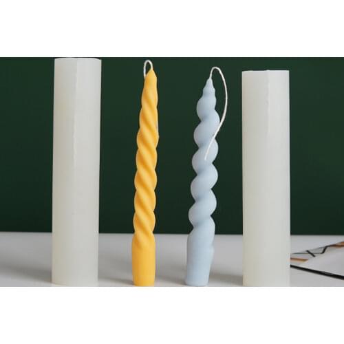 New silicone candle mold DIY long church candle mold rotating spiral candle mold candle making kit candle molds silicone mold