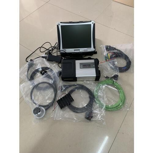 Super MB Star C5 SD Connect with laptop cf19 Toughbook diagnostic PC with newest software 2020.12 hdd READY TO WORK