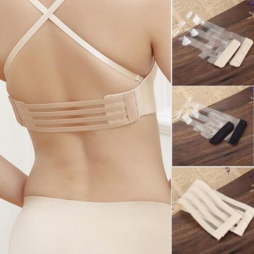 Women Bra Extender 1 Rows 3 Hooks Elastic Bra Accessories Ladies Hollow Out Back Clasp For Underwear Accesorios Mujer