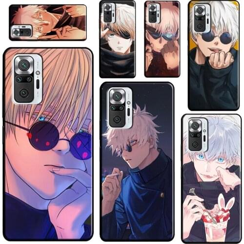 Jujutsu kaisen Gojou satoru For Xiaomi Redmi Note 10 Pro Note 9 Pro 8T 9S Note 8 Pro Phone Case For Redmi 9 9C 9T 9A