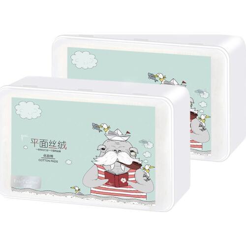 1000 PCS With Boxes Cotton Makeup Removal Cotton Non-woven Cotton Sheets Makeup Cleaing Nail or Face 1000PCS