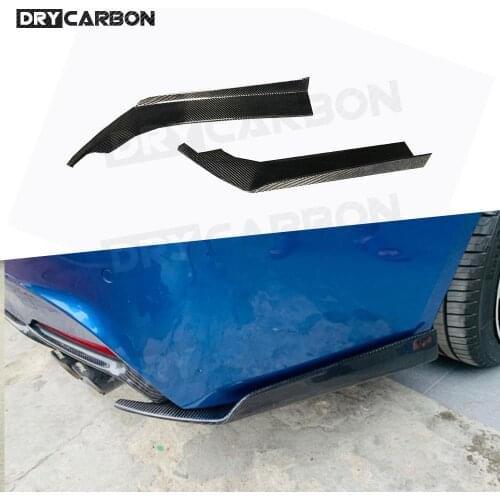 2PCS/Set Carbon Fiber Rear Side Skirts Splitters Cupwings Winglets for BMW For Benz For VW For Universal Cars Canards Apron FRP