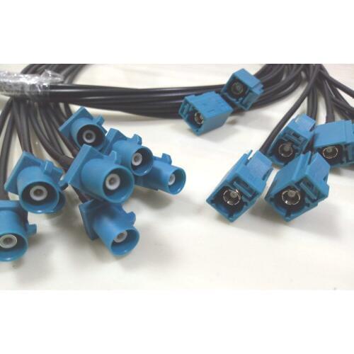 200pcs CAR Radio Antenna Adapter Fakra Z male to Female RG174 cable 1.2M New