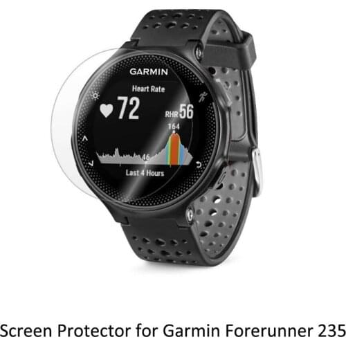 3* Clear LCD PET Film Anti-Scratch / Anti-Bubble / Touch Responsive Screen Protector Cover for Garmin Forerunner 235 / 225