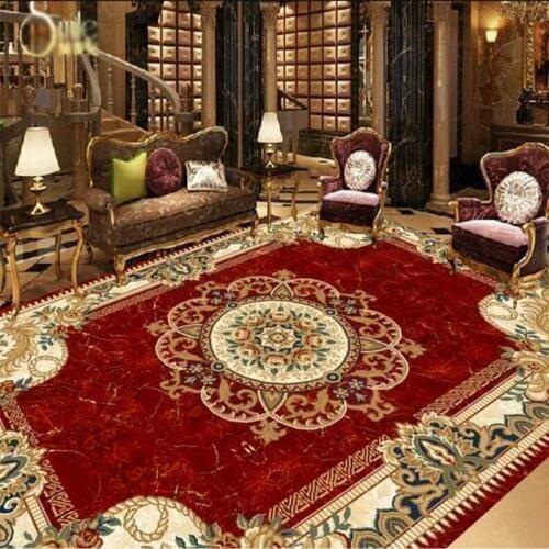 Beibehang Custom 3d wallpaper European style ceiling European floor painting European pattern wallpaper 3d mural papel de parede