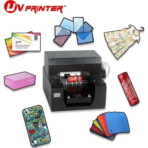 Automatic infrared sensor system A3/A4 inkjet printer for multi-color printing of apparel/mobile phone case/card/canvas bag